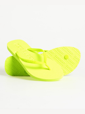 Super Sleek Fluro Flip Flop