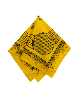 Dot Print Bandana - Yellow