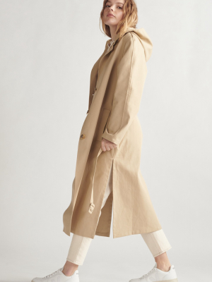 Hooded Trench Coat