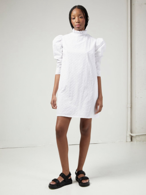 White Eyelet Cotton Luella Dress