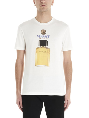 Versace Perfume Logo Printed T-shirt