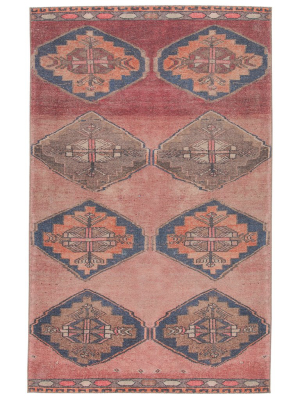 Blu Home Kairos Rug - Medallion Pink/blue