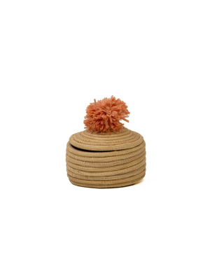 Peach Penelope Pom Pom Box