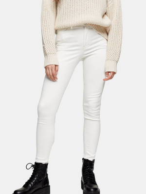 Petite Ecru Jamie Skinny Jeans