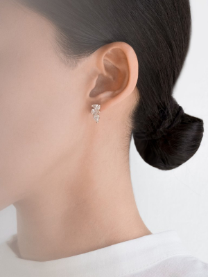 Triple Pear Stud Earring