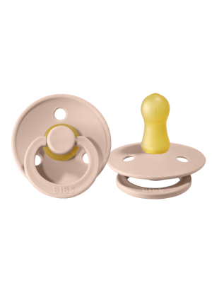 Bibs Pacifier 2 Pack: Blush