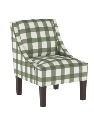 Hudson Accent Chair Buffalo Square Sage - Threshold™