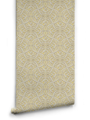 Butan Wallpaper In Pollen From The Kingdom Home Collection By Milton & King