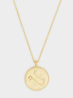 Astrology Coin Necklace (gemini)