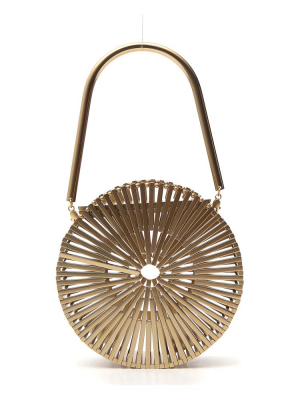 Cult Gaia Luna Round Top Handle Bag