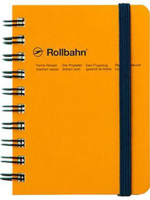 Rollbahn Spiral Notebook Pocket Memo - Yellow