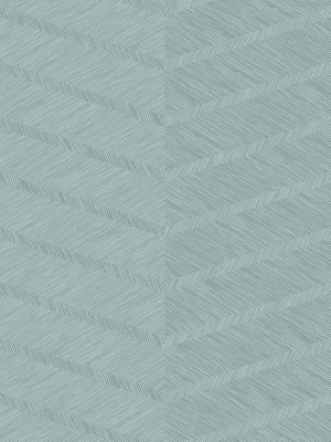 Aspen Chevron Wallpaper In Aqua From The Scott Living Collection By Brewster Home Fashions