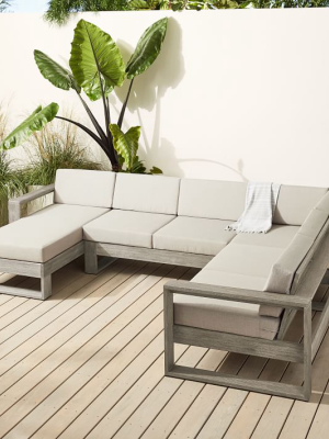 Portside Outdoor 4-piece Chaise Sectional