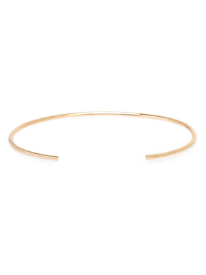 14k Gold Thin Round Wire Cuff