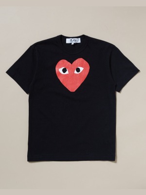 T-shirt With Large Red Heart