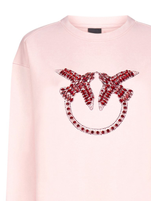 Pinko Crystal Embellished Sweatshirt