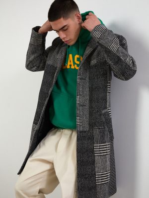 Native Youth Stanley Patchwork Overcoat