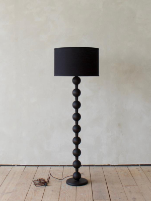 Hugo Barbell Floor Lamp - Dark Wash