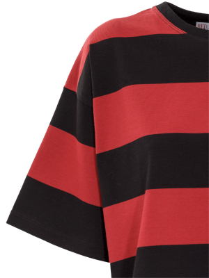 Redvalentino Striped Short-sleeved T-shirt