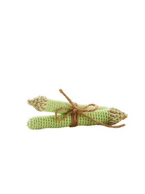 Crocheted Bunch Of Asparagus