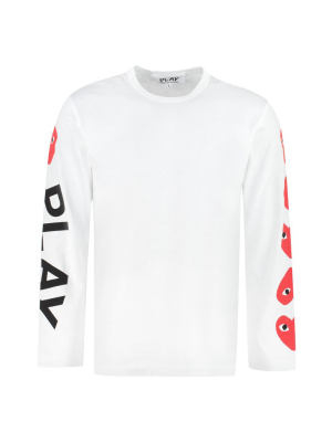 Comme Des Garçons Play Heart Logo Long-sleeve T-shirt