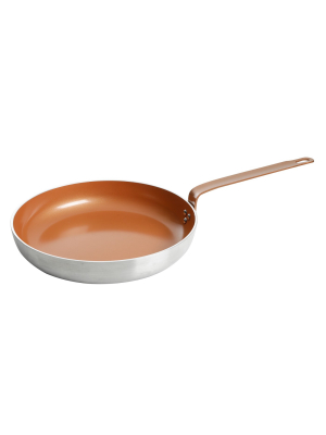 Gibson Home Slingblade 9.5 Inch Aluminum Nonstick Frying Pan In Copper