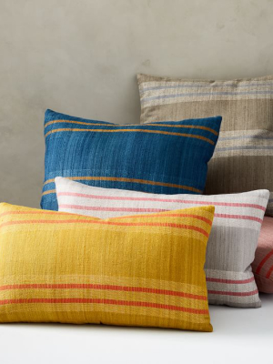 Silk Stripes Pillow Cover