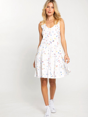 Splatter Tier Dress