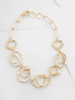 Advanced Geometry Statement Necklace