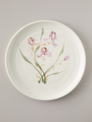 Porcelain Wild Orchid Serving Plate