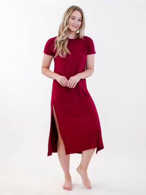 One Spirit Side Slit Long Dress