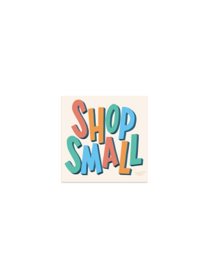 Shop Small Sticker