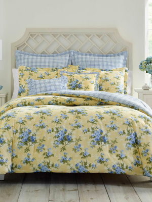 Yellow Cassidy Comforter Set - Laura Ashley