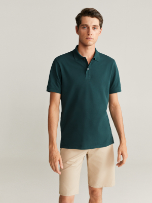 Cotton Basic Polo Shirt