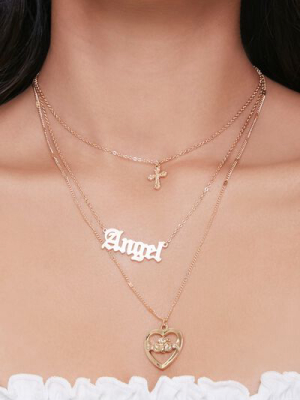 Angel Layered Necklace