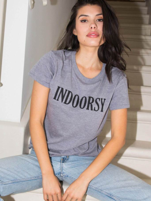 Indoorsy Classic Tee - Hthr