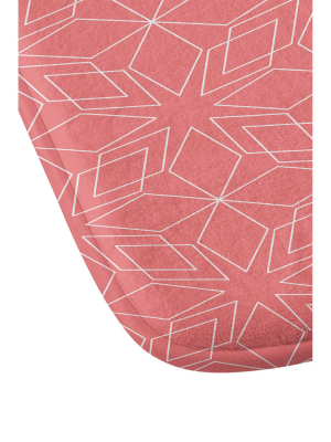 Mirimo Celebration Memory Foam Bath Mat Coral - Deny Designs