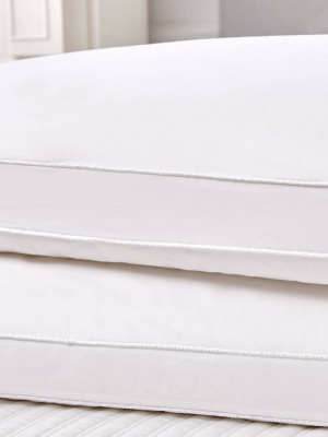 Jumbo 2pk Side Sleeper Goose Feather & Down Fiber Bed Pillow - Cannon