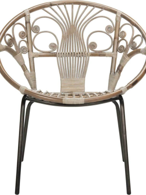 Cassandra Rattan Accent Chair