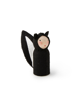 Skunk Peg Doll