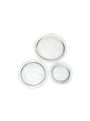 Weck Replacement Glass Lids