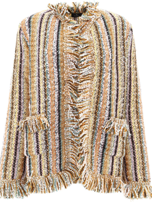 Etro Striped Knit Jacket