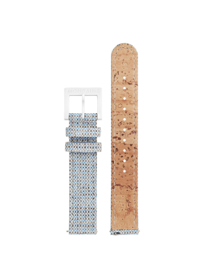 Textile Strap With Cork Lining, 16mm, Ftm.3116.40a.k