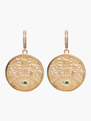 Talisman Coin Earrings