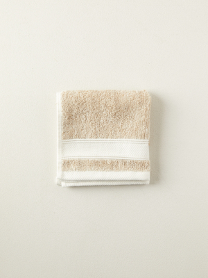 Stripe Linen Wash Cloth