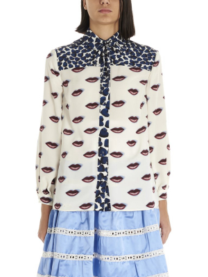 Prada Lipstick Print Shirt