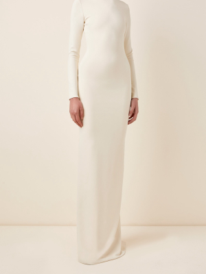 Mockneck Jersey Gown