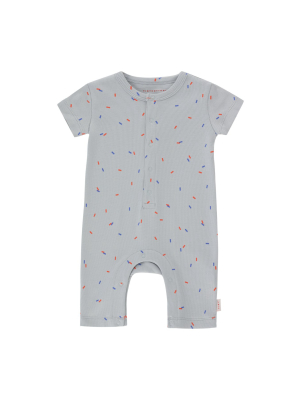 Tiny Cottons Sticks One Piece - Pale Grey