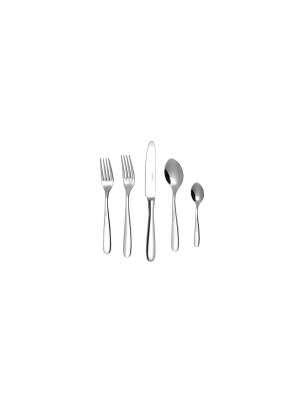 20pc Stainless Steel Grand City Silverware Set - Fortessa Tableware Solutions