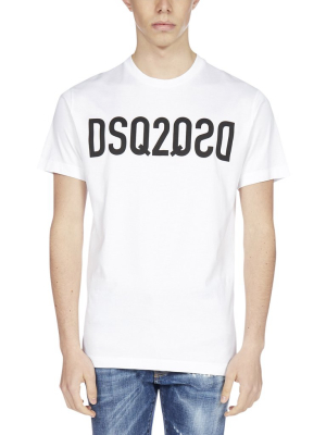 Dsquared2 Logo Print Crewneck T-shirt